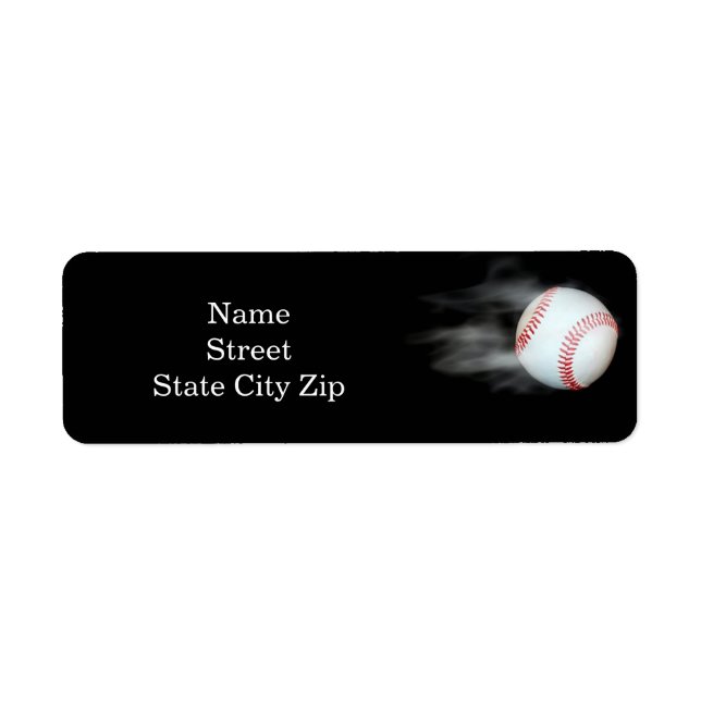 Smoking Hot Baseball Label (Front)