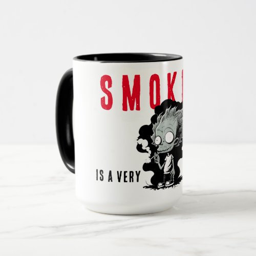 Smoking is a very bad habit  mug