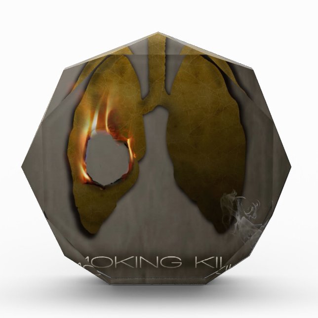 Smoking Kills Lungs Award (Front)