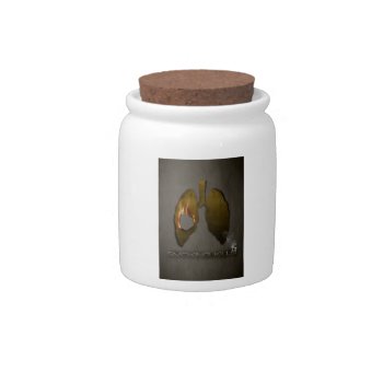Smoking Kills Lungs Candy Jar by customvendetta at Zazzle