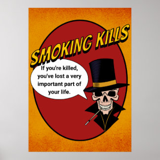 Smoking kills poster