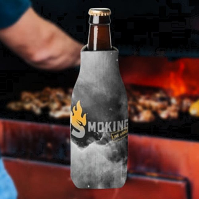 Smoking Like A Boss Bottle Cooler (Creator Uploaded)
