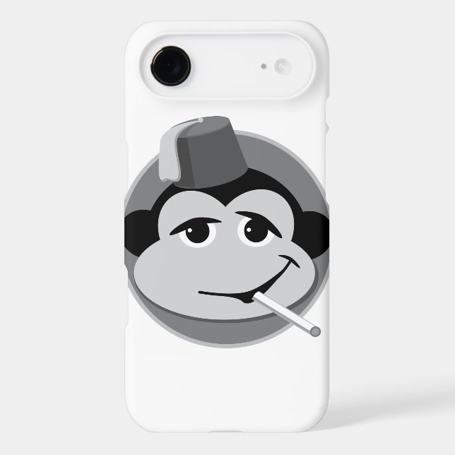 smoking monkey cell phone case (Back)
