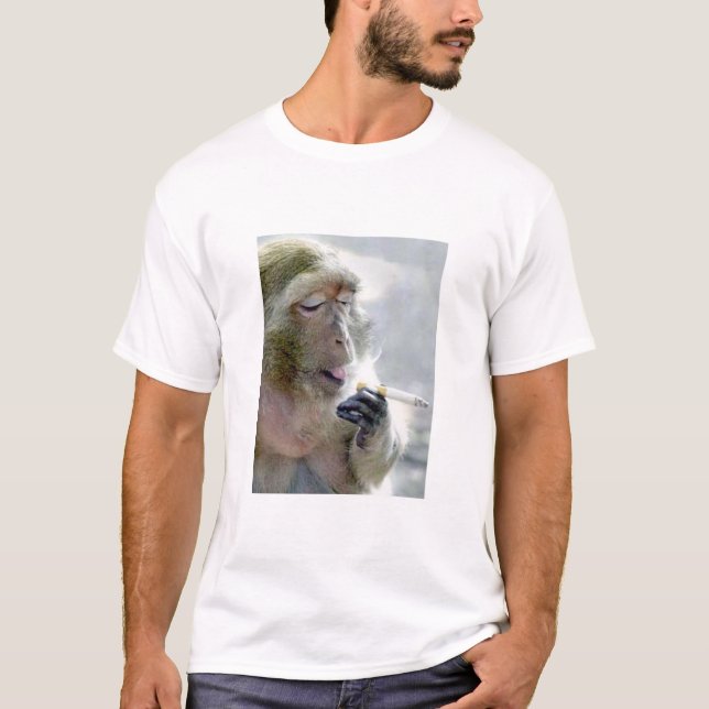 Smoking Monkey T-Shirt (Front)
