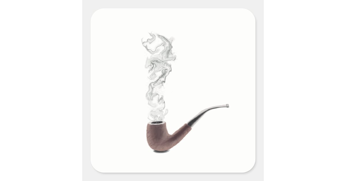 Smoking Pipe Sticker | Zazzle