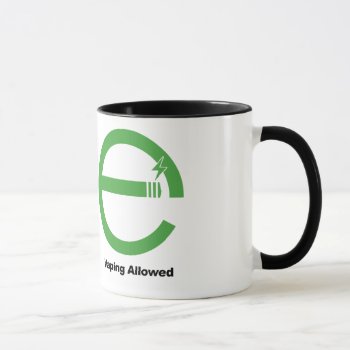 Smoking Prohibited. Vaping Allowed Mug by OutFrontProductions at Zazzle