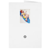 Smoking Redhead Pin Up Cards (Back)