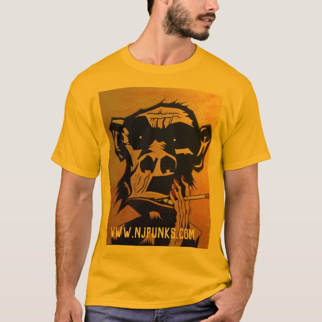 Smoking Simian T-Shirt (Front)