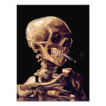 Smoking Skeleton By Van Gogh Photo Print at Zazzle