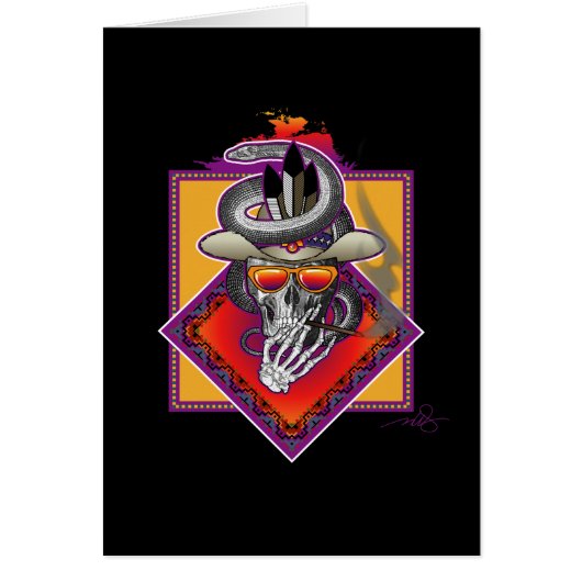 Smoking Skull Cards (Front)