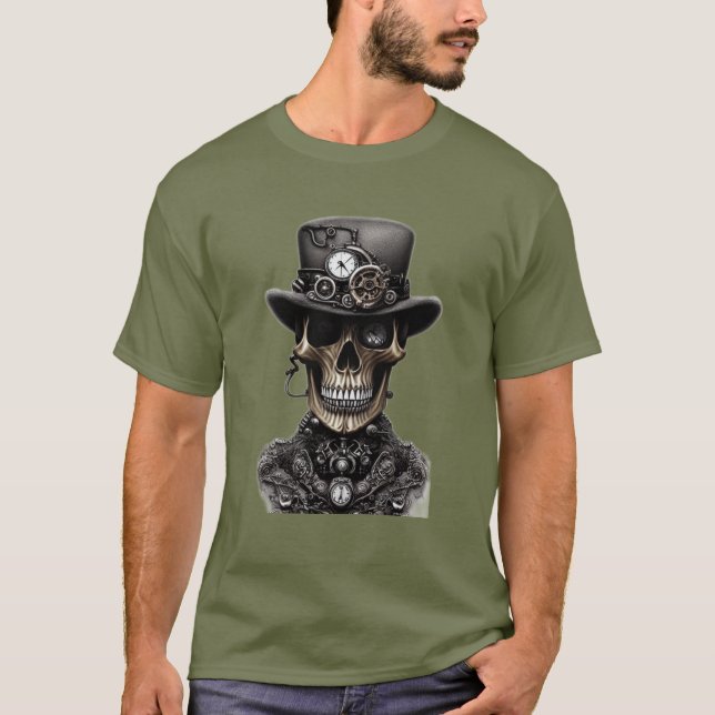 Smoking Skull T-Shirt (Front)