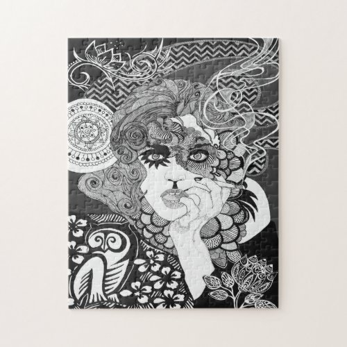 Smoking Woman Puzzle