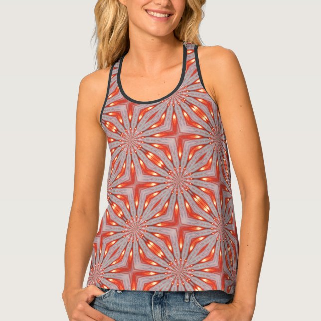 Smoky Amber Red Women's Tank Top (Front)