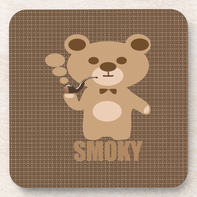 smoky bear drink coaster (Front)