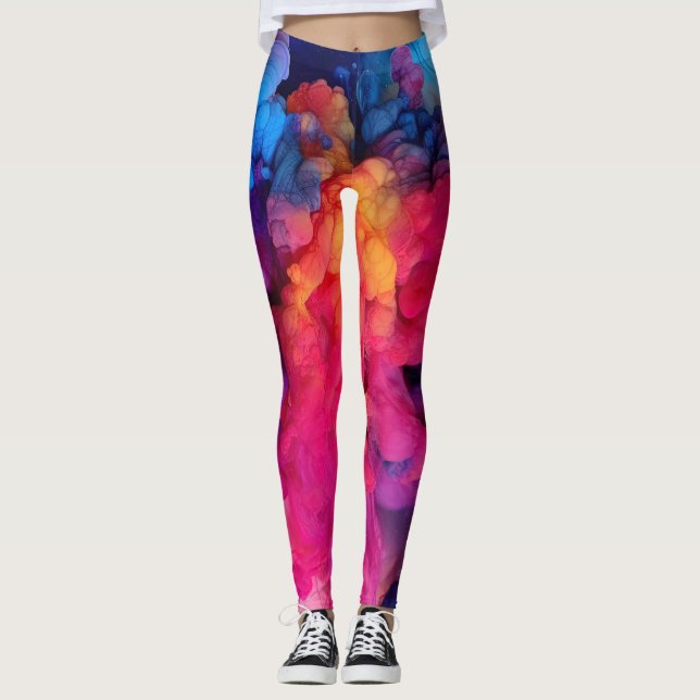 Smoky Bright Colored Leggings (Front)
