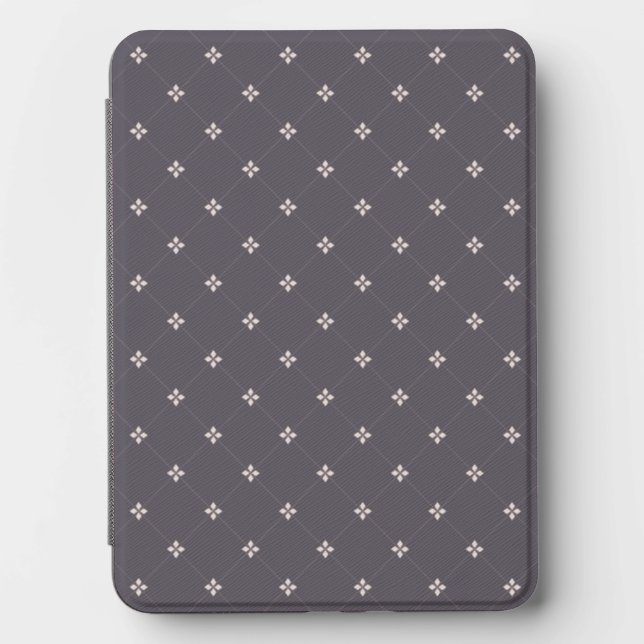 Smoky Diamond Floret Pattern Kindle Cover (Front)