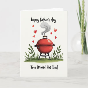 Smoky Fathers Day Grill Card