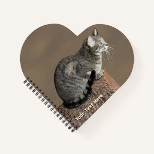 Smoky Gray Tabby Cat Notebook
