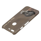Smoky Gray Tabby Cat Uncommon Google Pixel Case (Top)
