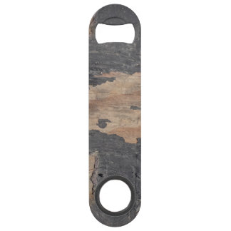 Smoky Gray Wood Speed Bottle Opener