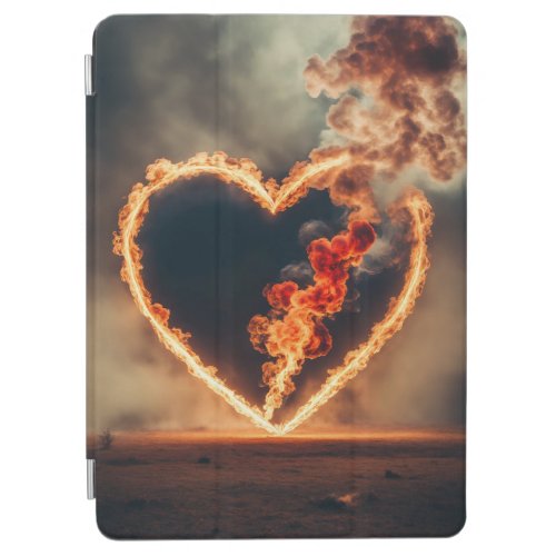 Smoky Heart Printed iPad Smart Cover