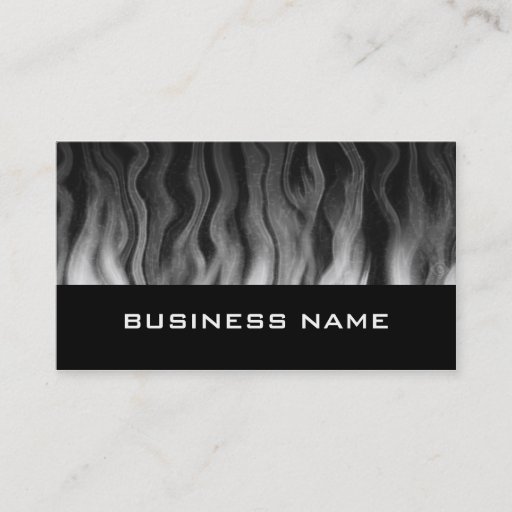 Customizable smoky heat ~ bc business card