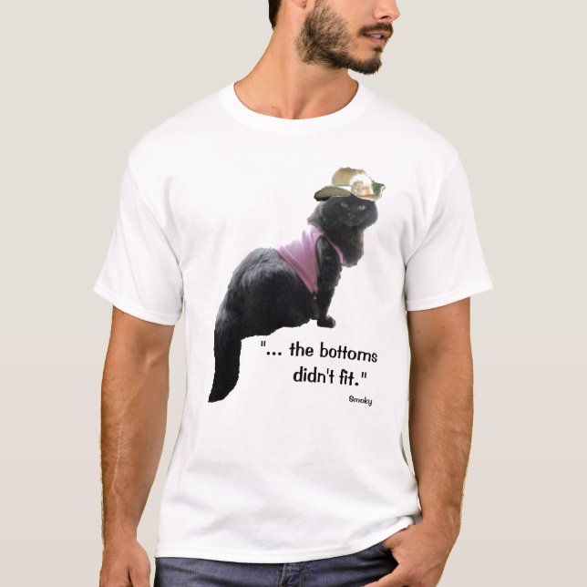 Smoky in Cowboy Hat T-Shirt (Front)