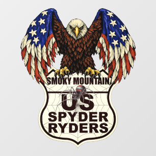 Smoky Mountain Chapter - Decal Eagle Logo