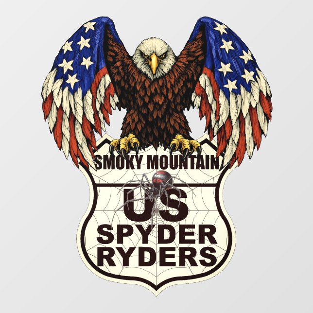 Smoky Mountain Chapter - Decal Eagle Logo (Sheet)
