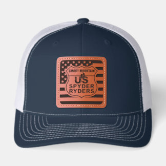 Smoky Mountain Chapter - Leather Patch Hat 03