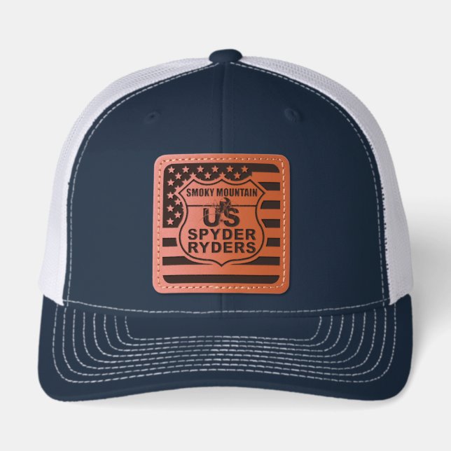 Smoky Mountain Chapter - Leather Patch Hat 03 (Front)