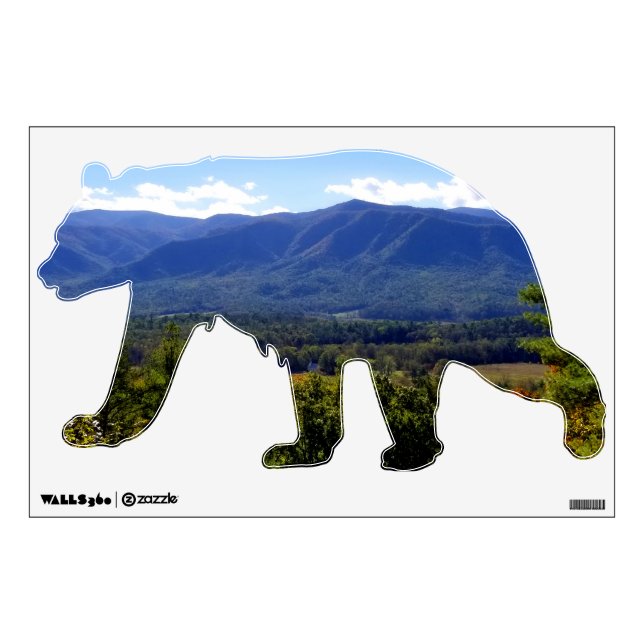 Smoky Mountain Memory Wall Sticker (Front)