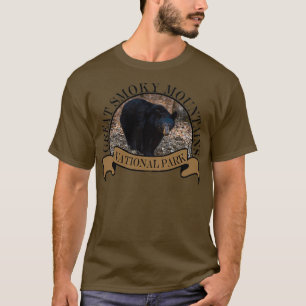 Smoky Mountain National Park Cades Cove Black Bear T-Shirt