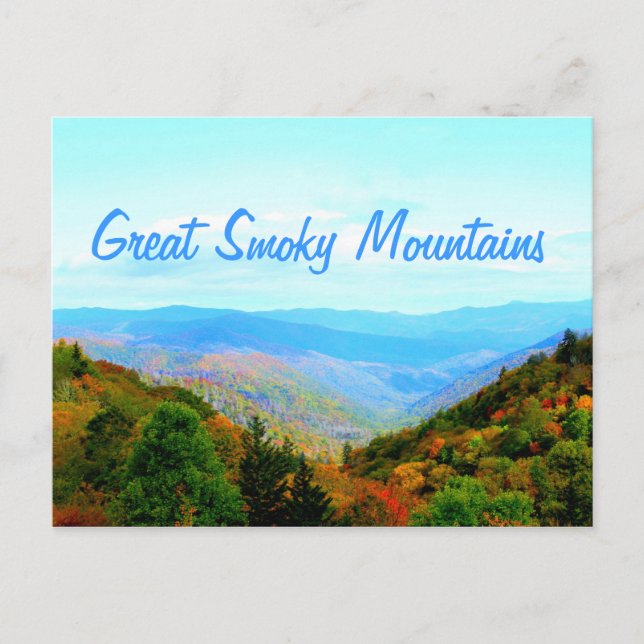 Smoky Mountain Overlook Postcard (Front)
