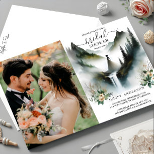 Smoky Mountain Sell Pretty Camera Bridal Shower Invitation