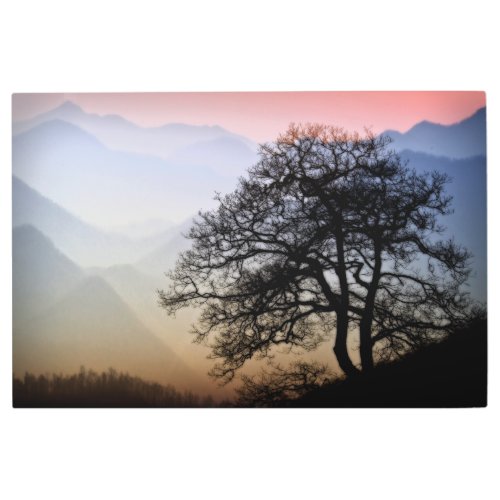 Smoky Mountain Sunset Picture _ Blue Ridge Parkway Metal Print