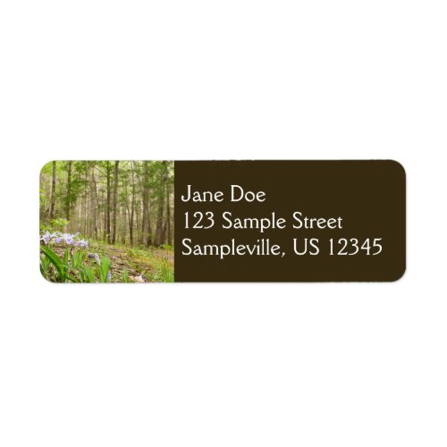 Smoky Mountain Trail in Spring Label