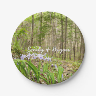 Smoky Mountain Trail in Spring Paper Plates