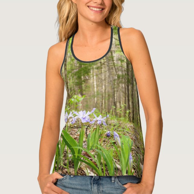 Smoky Mountain Trail in Spring Tank Top (Front)