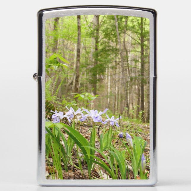 Smoky Mountain Trail in Spring Zippo Lighter (Front)