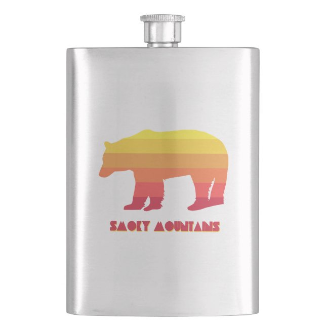 Smoky Mountains Bear Flask (Front)