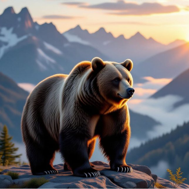 Smoky Mountains Black Bear Accent Pillow (Creator Uploaded)