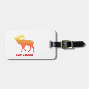 Smoky Mountains Elk Luggage Tag