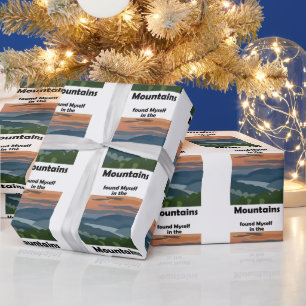 Smoky Mountains Found Myself In The Mountains Wrapping Paper