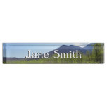 Smoky Mountains in Spring Desk Name Plate