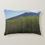 Smoky Mountains in Spring Landscape Accent Pillow