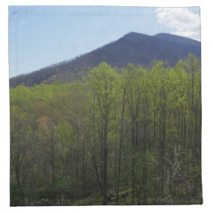 Smoky Mountains in Spring Landscape Cloth Napkin