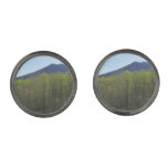 Smoky Mountains in Spring Landscape Cufflinks