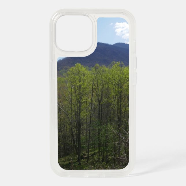 Smoky Mountains in Spring Landscape iPhone 15 Case (Back)