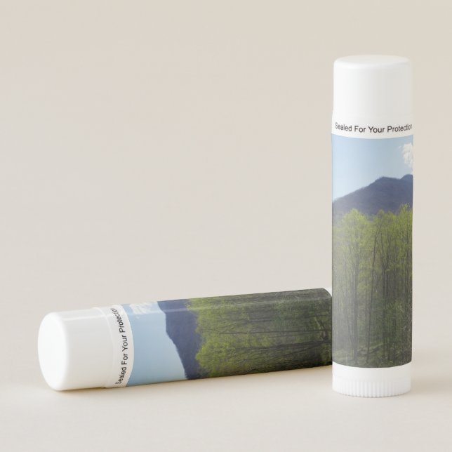 Smoky Mountains in Spring Landscape Lip Balm (Front)